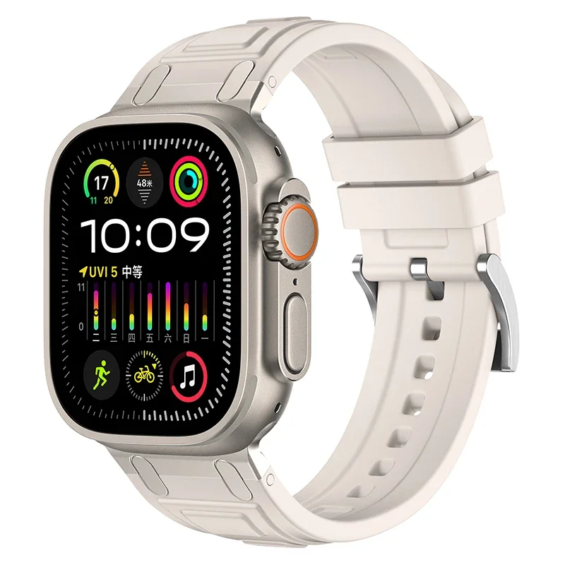 Enhanced Silicone Strap with Modified Metal Integration
