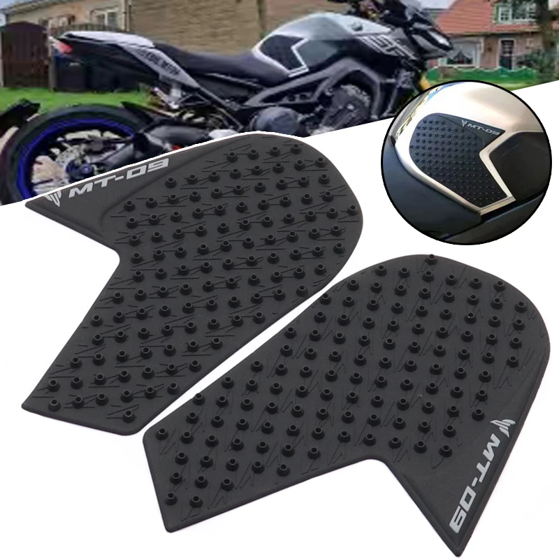 

For Yamaha MT-09 MT09 MT 09 2014-2020 17 18 Motorcycle Protector Anti slip Tank Pad Sticker Gas Knee Grip Traction Side 3M Decal