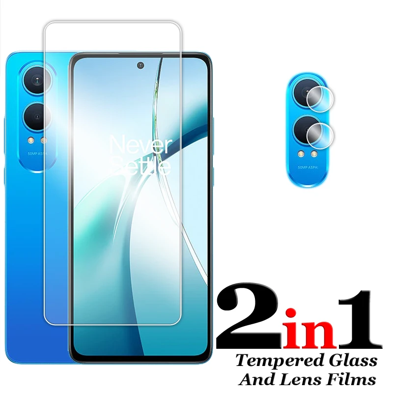 OnePlus Nord CE4 Lite 5G Full Glue Clear Tempered Glass Screen Protector, 6.67 Inch