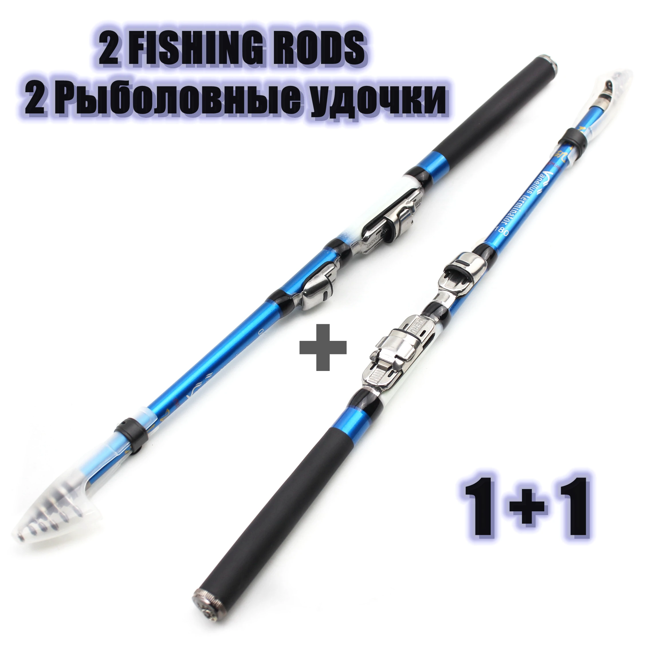 Promozione 2 Pezzi! 1.8M Lure Rod Ultrashort Multifunzione Spinning Canna Da Pesca Carbon Travel Fishing Fish Pole Pesca Spedizione Gratuita