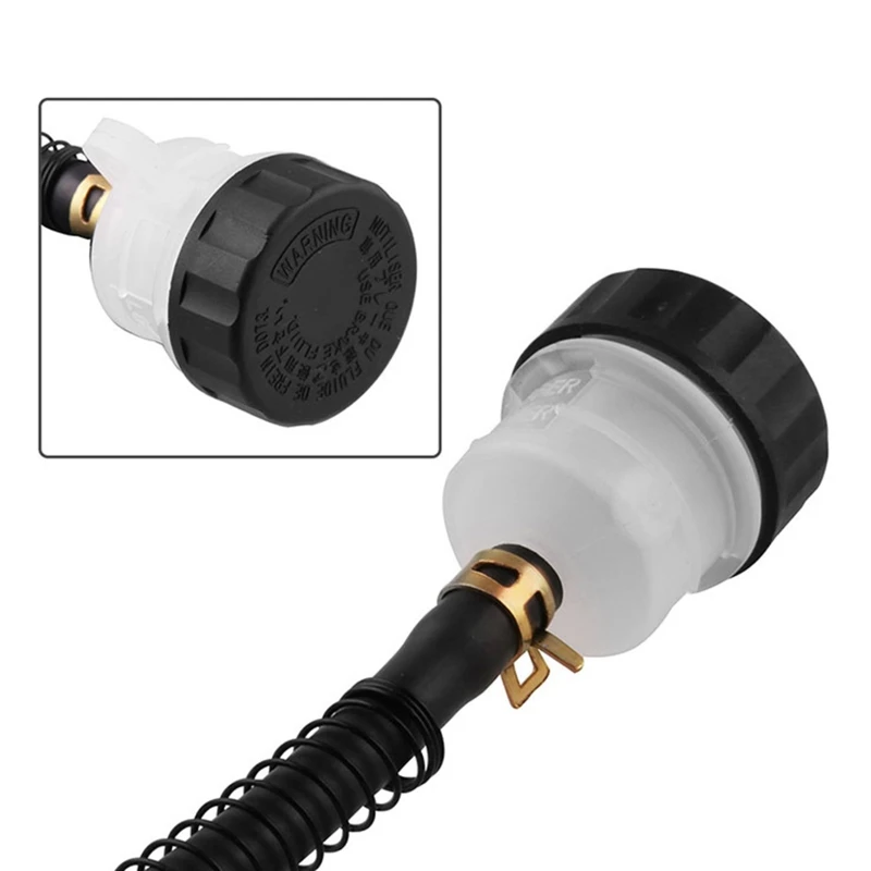 오토바이 브레이크 마스터 실린더 브레이크 펌프 탱크 오일 컵 유체 병 저수지 50CC 70CC 110CC 1 용 호스 라인