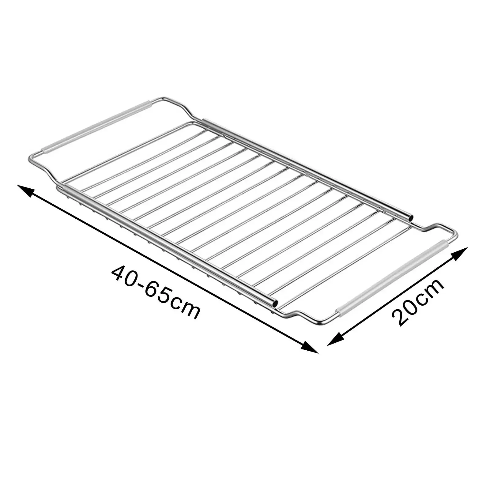 Sink Drain Rack Adjustable Heavy Duty for Kitchen Home Multipurpose Sink Organizer Storage Rack Utensil Dishcloth Holder 6