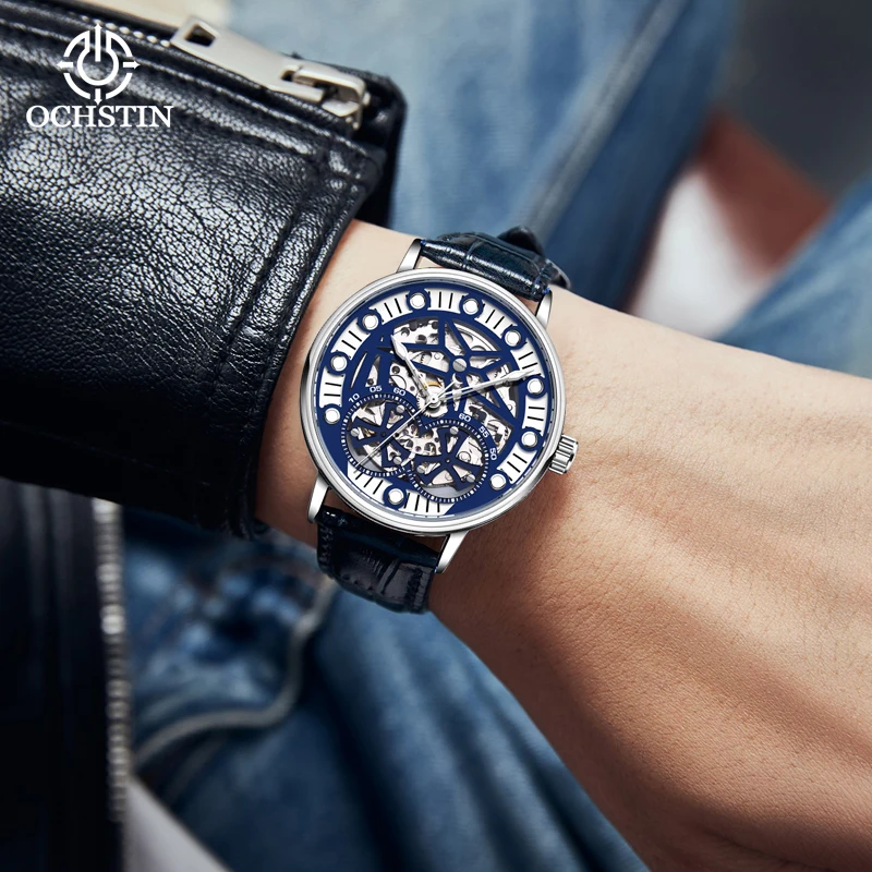Relogio Masculino 2023 NEW Mechanical Business Watch for Men Brand Luxury Automatic Wrist Watch Waterproof Clock Reloj Hombre