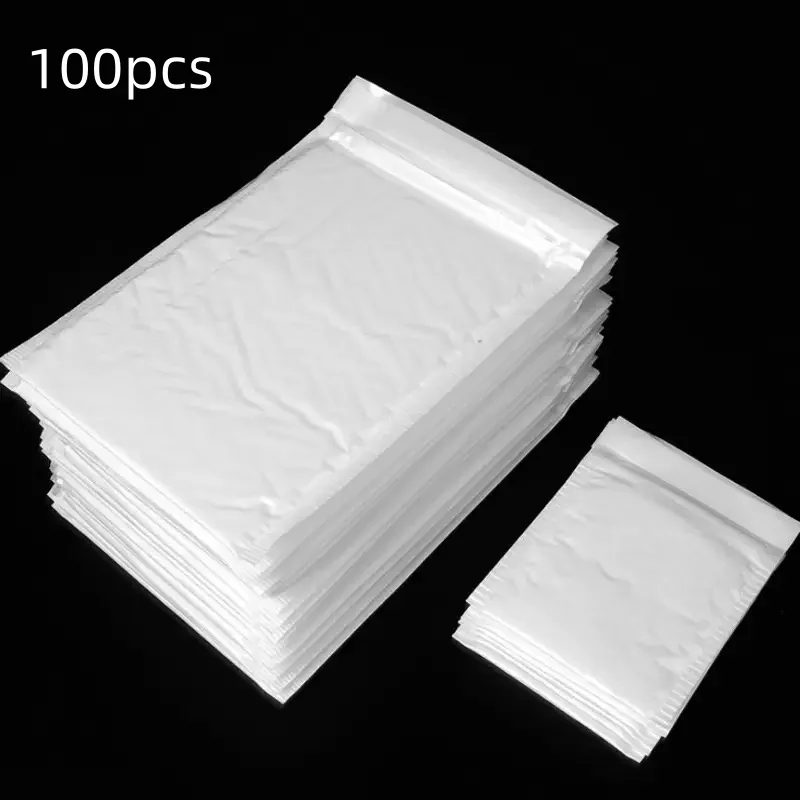 Lot d'enveloppes à bulles d'expédition blanches
