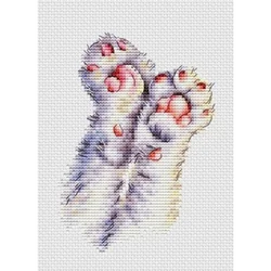 Cross Stitch Kits - Christmas DIY Embroidery Craft Set for 18ct white (ZZ7347)