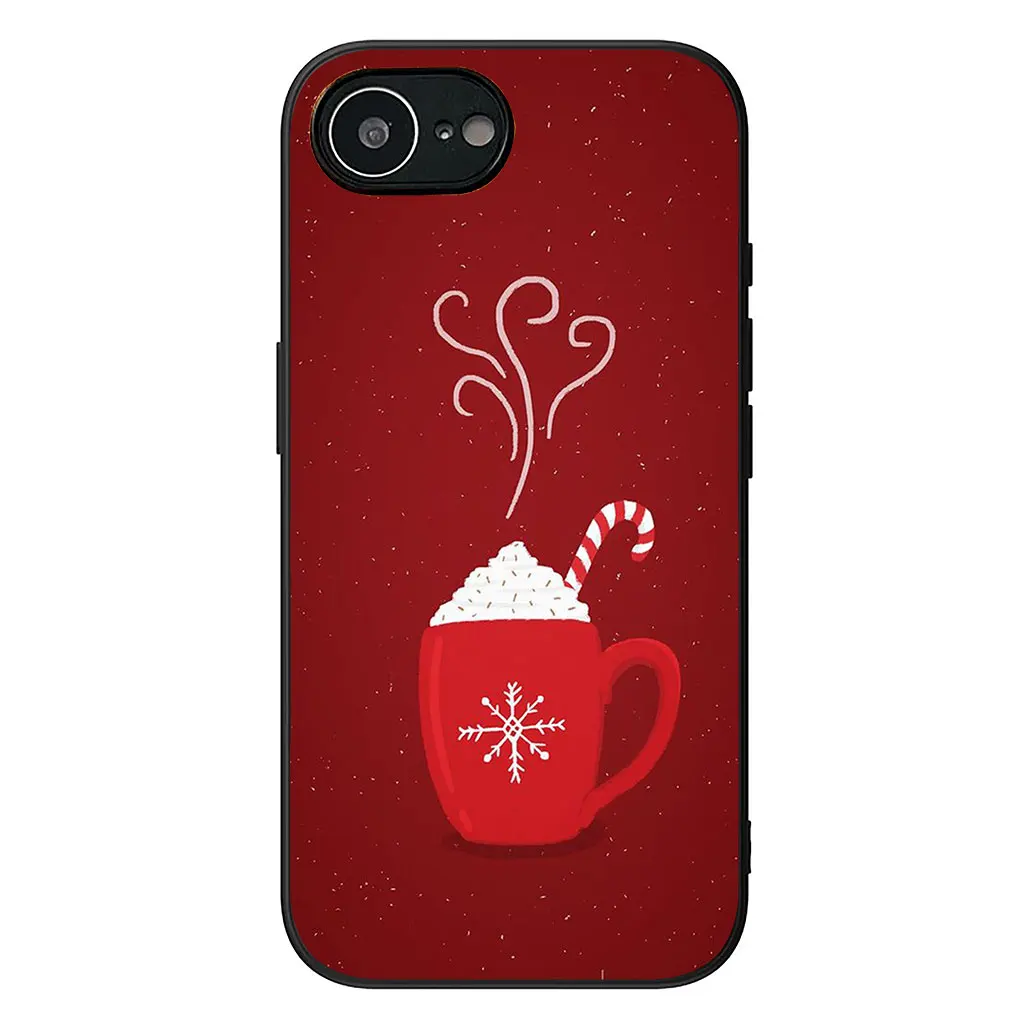 Festive Coffee Christmas Phone Cover - Durable Protective Case
