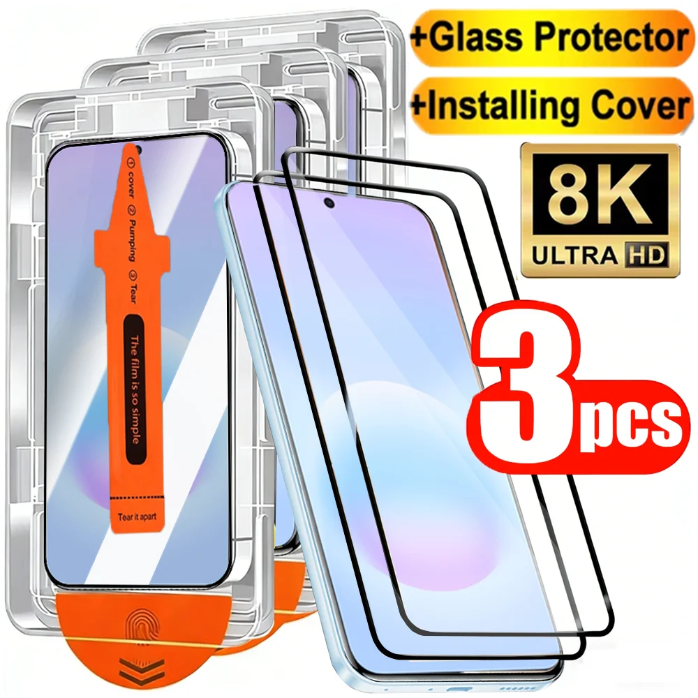 Premium Tempered Glass Screen Protector with Easy Installation Kit - Ultra HD Clarity