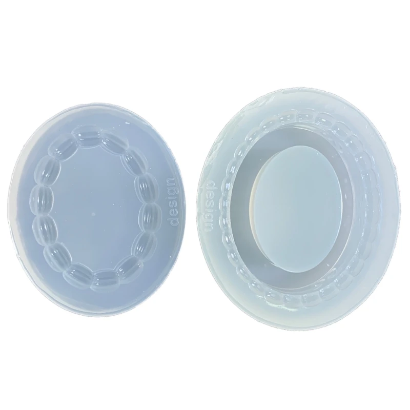 

652F 3D овальная форма для помадки, силиконовая форма для торта, украшения для сахарного торта