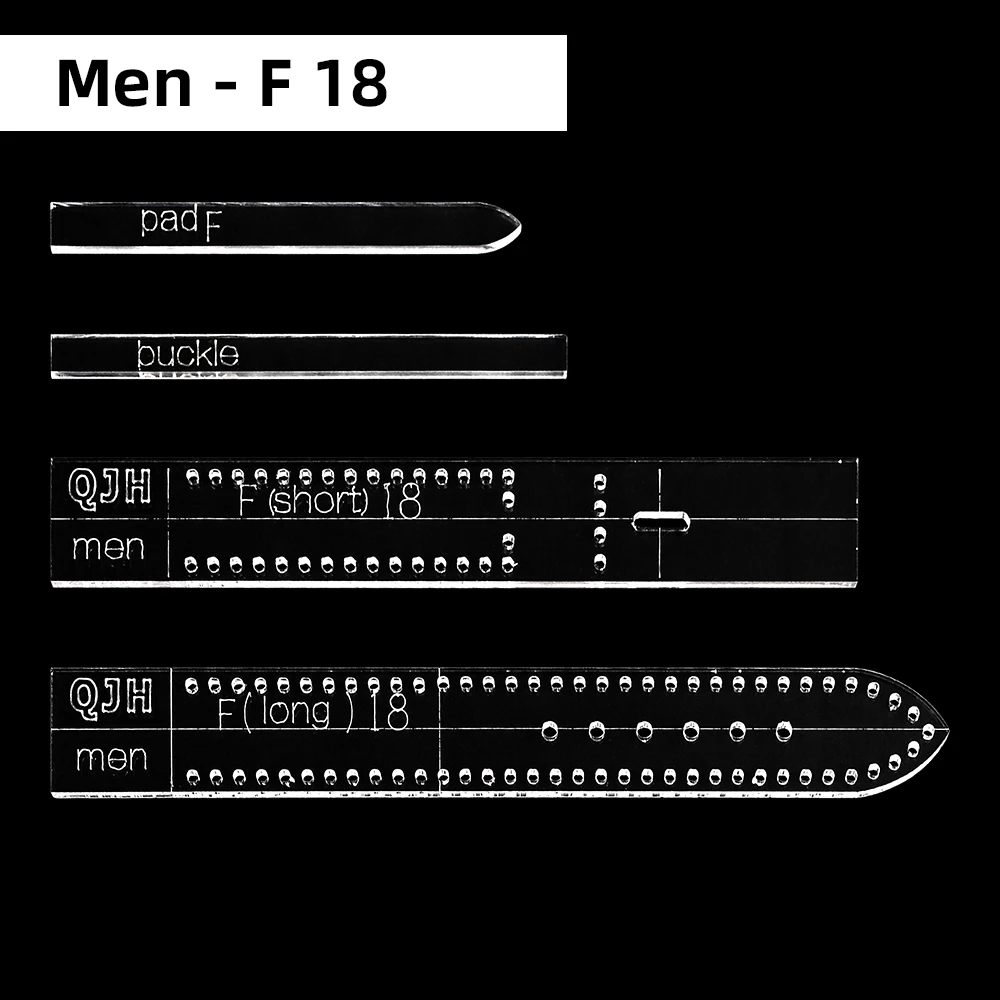 Transparent Acrylic Watch Strap Template - Leather Craft Tool