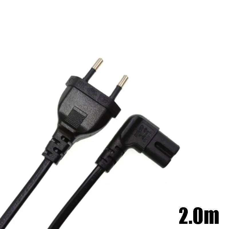 Enhanced Euro Power Cord 3m IEC C7 2-Pin Figure 8 EU Plug Power Supply Cable