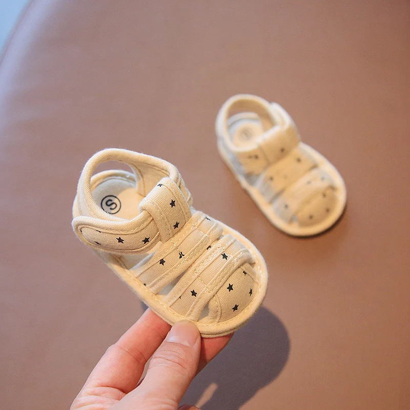 

Summer One Year Old Baby Sandals 3-6 To 12 Months Old Baby Shoes Summer Baby Toddler Pre Step Soft Soled Walking Shoes Female 8