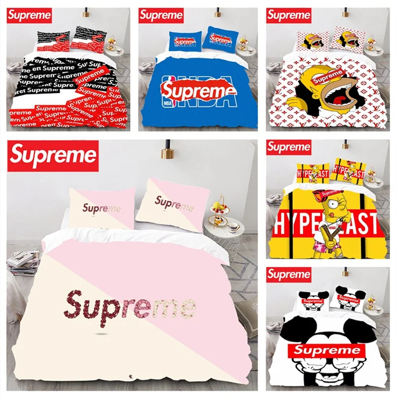 Supreme Bedding Sets Us/europe/uk Size Quilt Cartoon Bed Cover