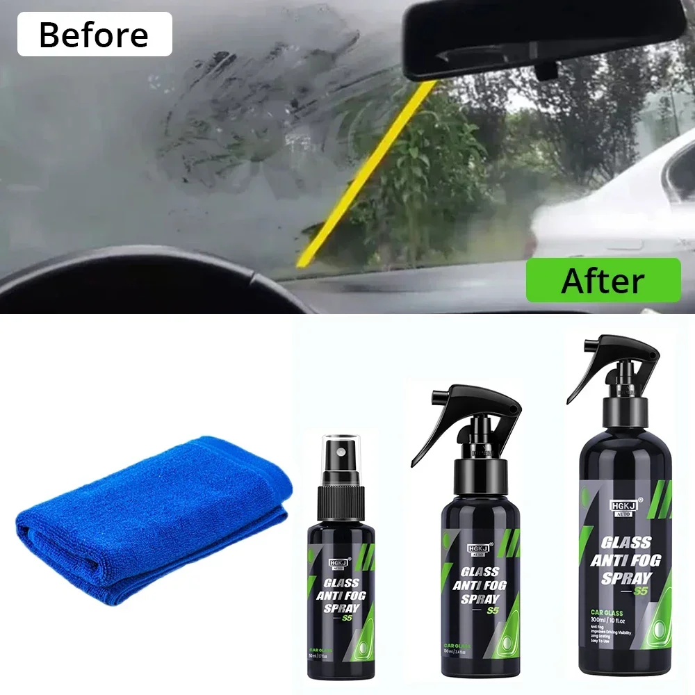 HGKJ S5 Spray antiappannamento durevole sul parabrezza degli accessori per  auto per migliorare la vista sul campo di guida Hydruge Voiture - AliExpress