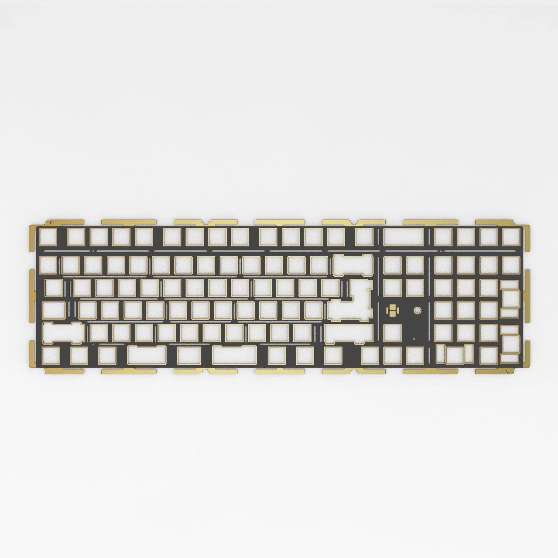 

Me Zoom 98 Mechanical Keyboard Accessory PC POM FR4 Aluminum Positioning Plate