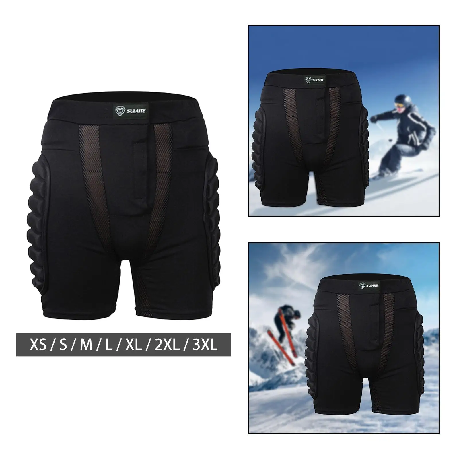 Padded Shorts Protection Hip Pants Impact Resistance for Skating Adults Kids