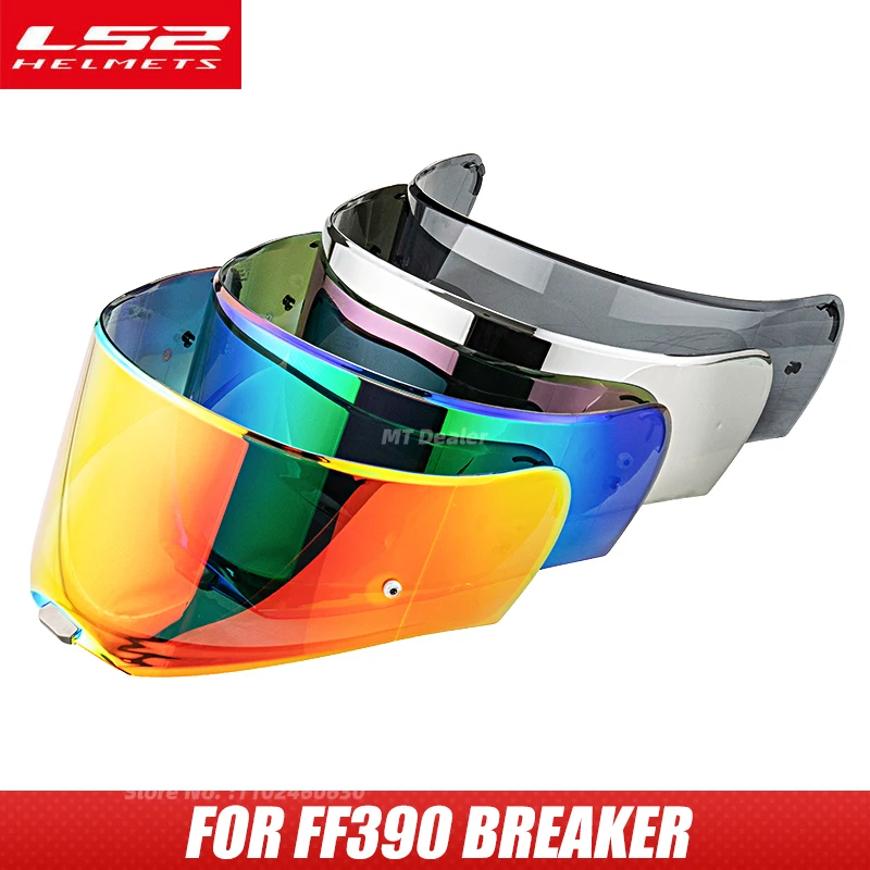 LS2 FF390 Breaker Full Face Helmet Lens Extra Helmet Visor with Anti-fog Film Holes Only for LS2 FF390 Motorcycle Helmets free shipping casco capacetes double dual lens helmet motorcycle helmet full face helmets downhill racing helmets