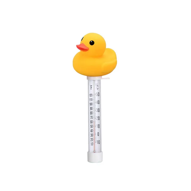 Úszómedence Úszó Hőmérő Spa Pezsgőfürdő Víz Hőmérséklet Aranyos Állati Baba Medence - Image 4