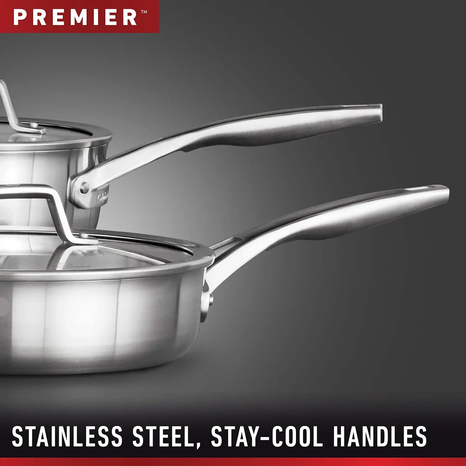 13 Piece Stainless Steel Kitchen Cookware Set with Aluminum Core Stay Cool Handles and Steamer Insert Silver Dishwasher Safe