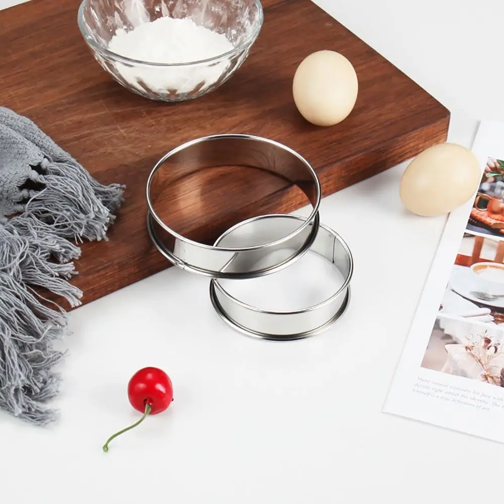Stainless Steel Muffin Tart Rings for Baking