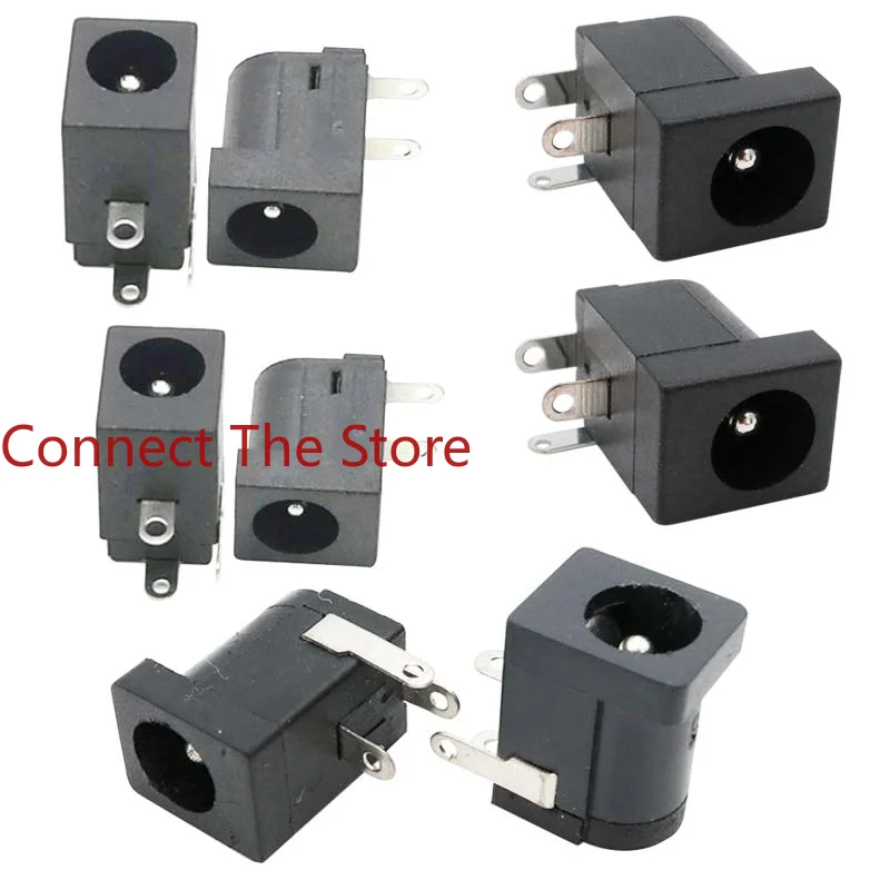 

10PCS DC Socket 005 (commonly Used Female Base) 5.5*2.1mm Power Supply Base Wire Bonding Connector