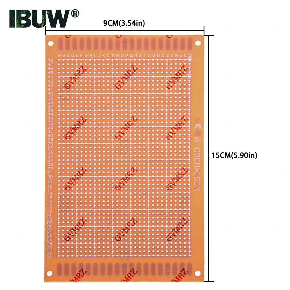 페놀릭 PCB 프로토타입 보드 DIY 전자 프로젝트용 범용 스루홀 퍼프보드