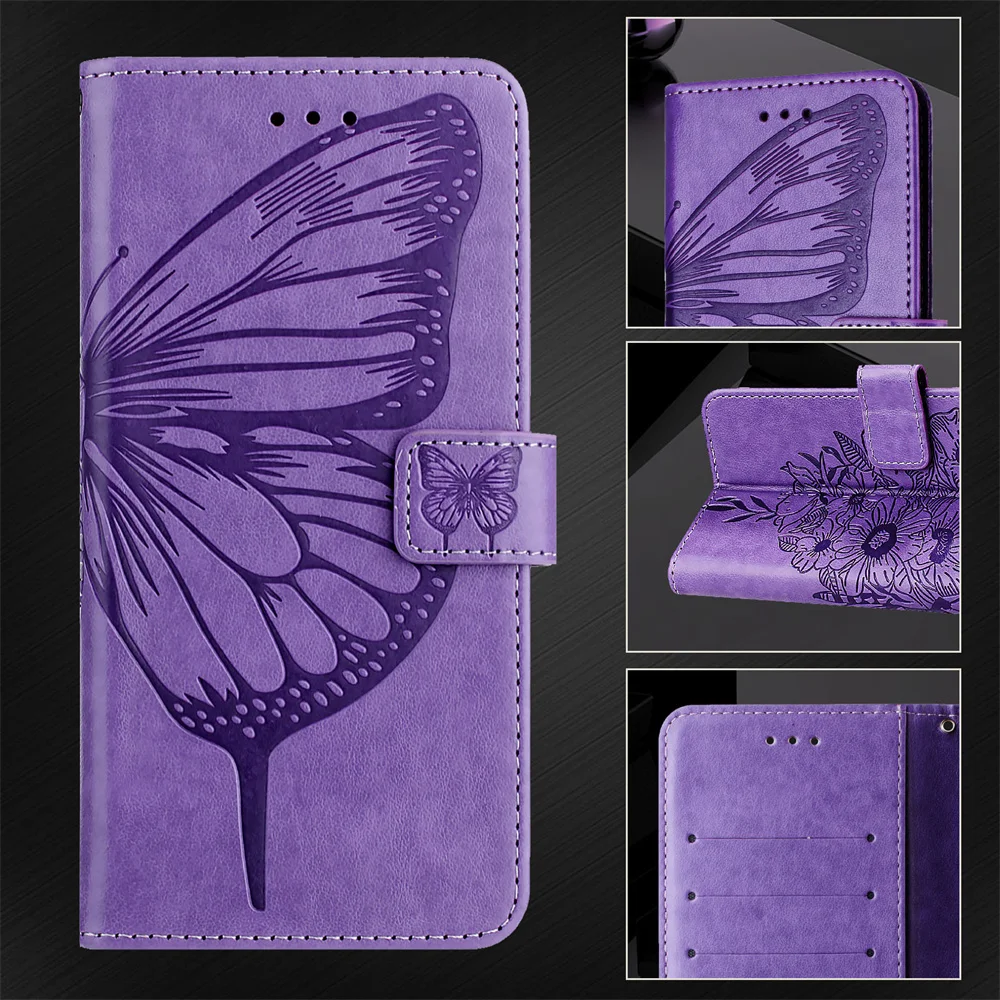 Luxurious Magnetic Flip Leather Wallet Phone Case Cover