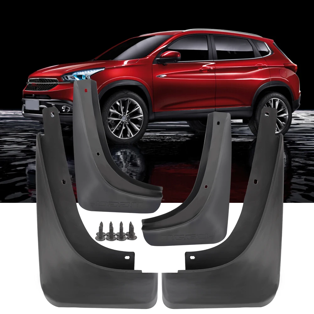 

4 шт./набор Автомобильные Брызговики устойчивые к царапинам для Chery Tiggo 7 pro 2017-2019 Брызговики передние и задние брызговики