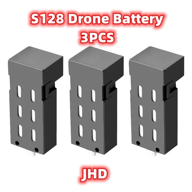

JHD S128 Mini 4K Drone BatteryS128 аксессуары для мини-дрона 3,7 V 500mAh батарея для дрона S128 оптом