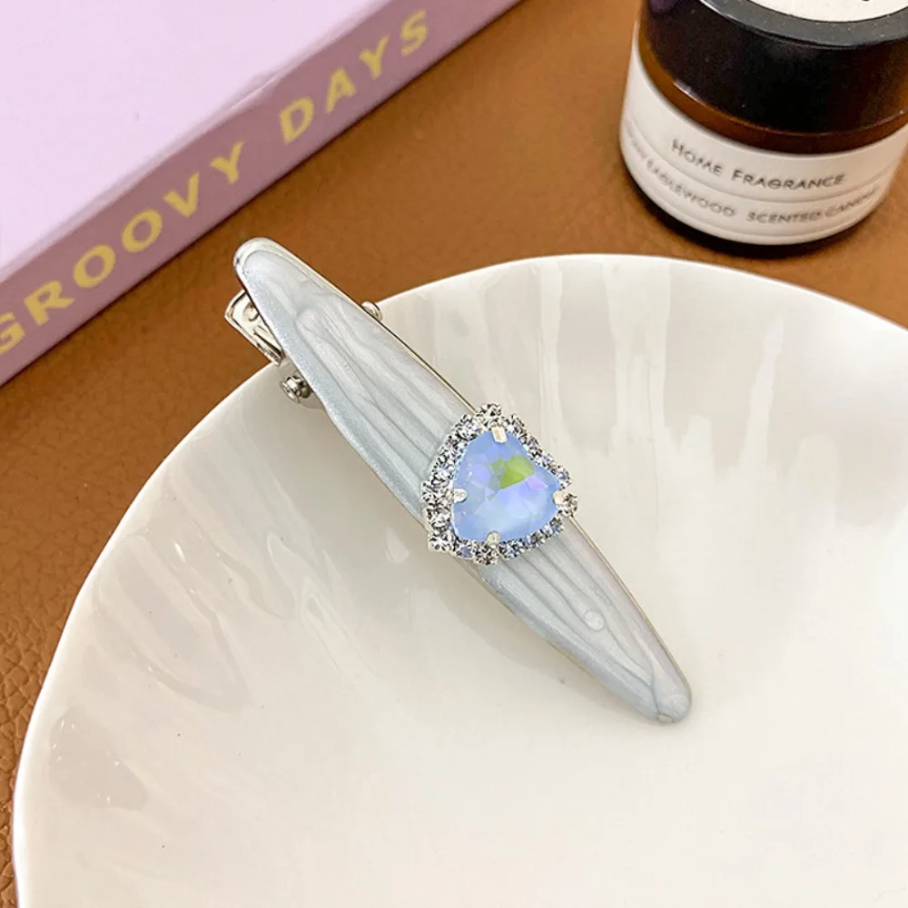 5Pcs/Set Fashion Sweet Galaxy Pink Hair Clips Cool Shiny Rhinestone Hairpins Heart Shape Star Pentagram Barrettes Women Girls