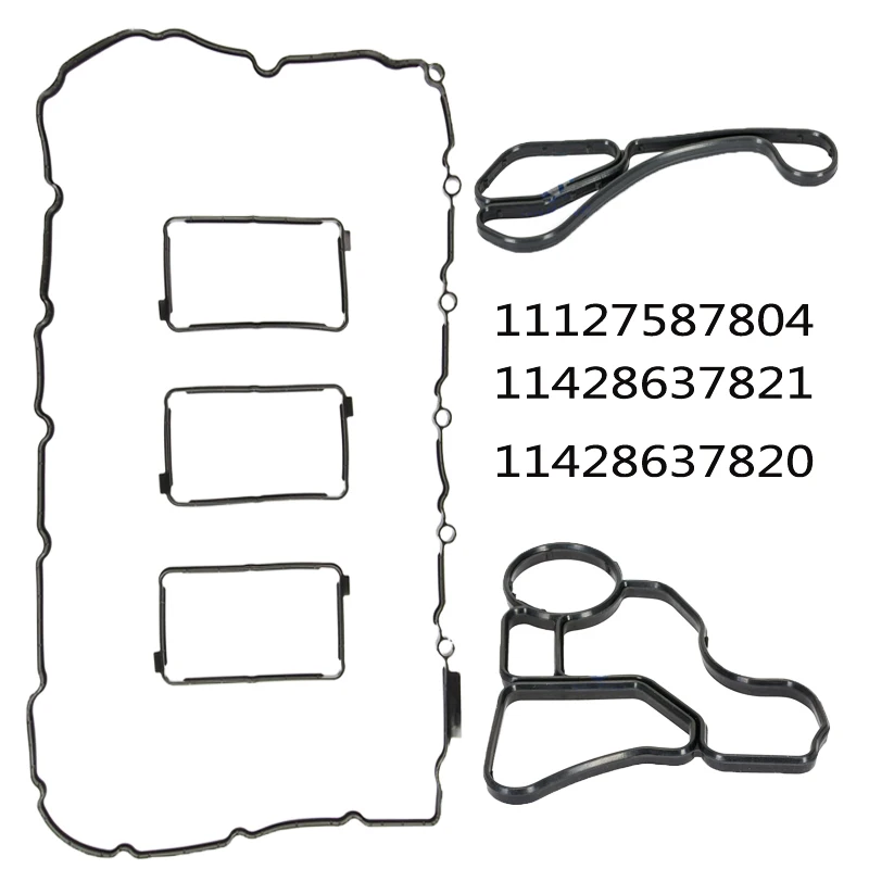 11127587804 Valve Cover Gasket for BMW F20 E88 E90 F30 F32 F10 F07 F01 F02 F25 E70 E71 F16 X5 X3 X6 N55 Engine