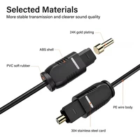 Digital Fiber Optical Audio Cable Toslink SPDIF Coaxial Cables for Amplifiers Xbox 360 PS4 Soundbar Fiber Cable 1m 2m 3m 5m 10m 4