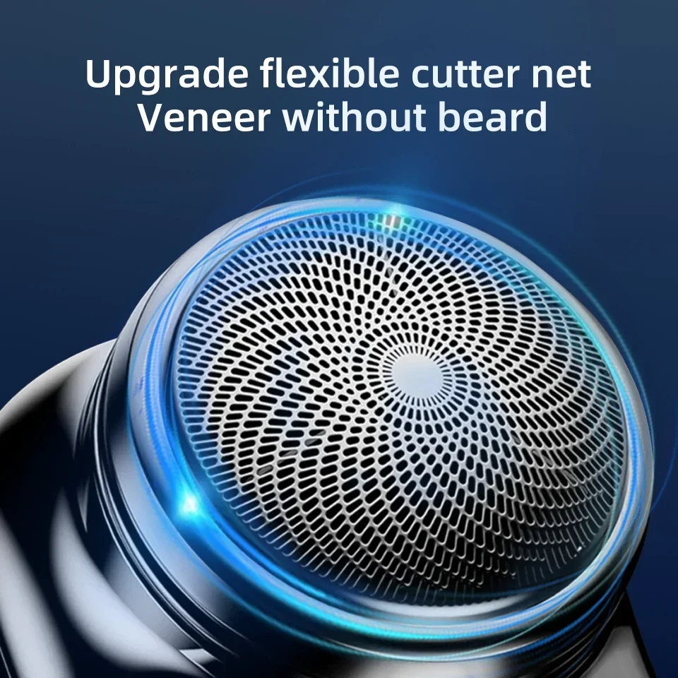 Electric Shaver Portable Razor Man Travel Wet And Dry USB Rechargeable Shaver Type-C Charging Mini Shaving Machine for Men 3