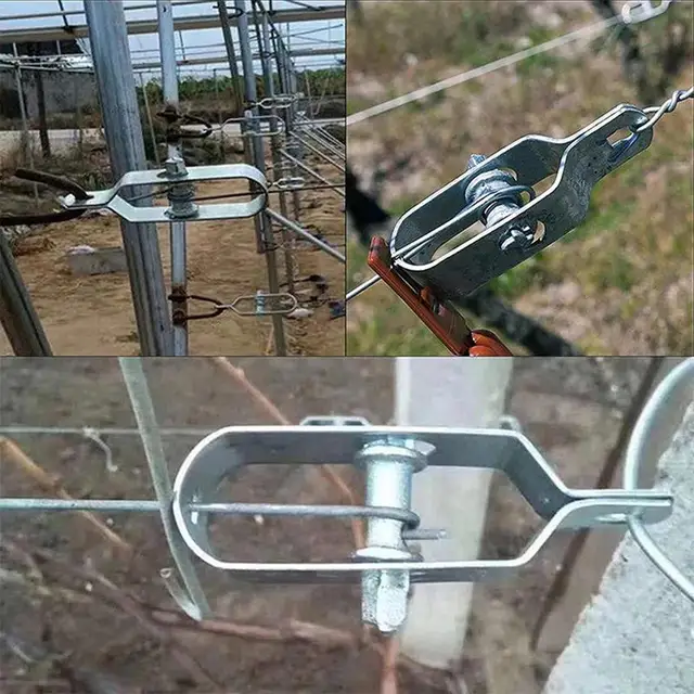 Huzal Feszítő Szerszám 5Db Nagy Teherbírású Fémhuzal -Feszítő Kötél Feszítője Az Elektromos Napfényes Szárítókötélhez - Image 4