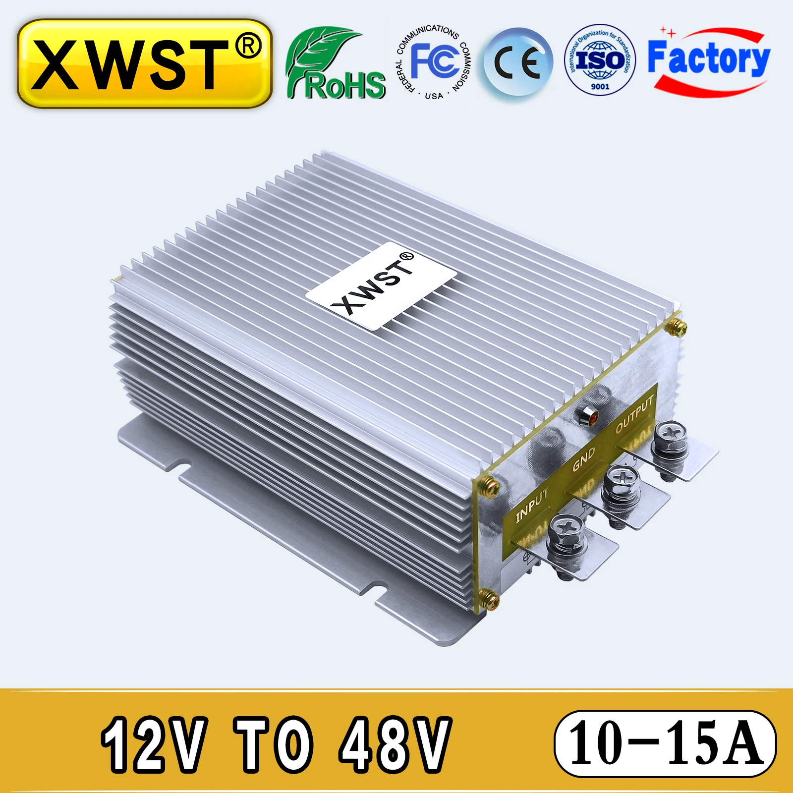  480W 12V to 48V 10A DC DC Converter Step Up Voltage