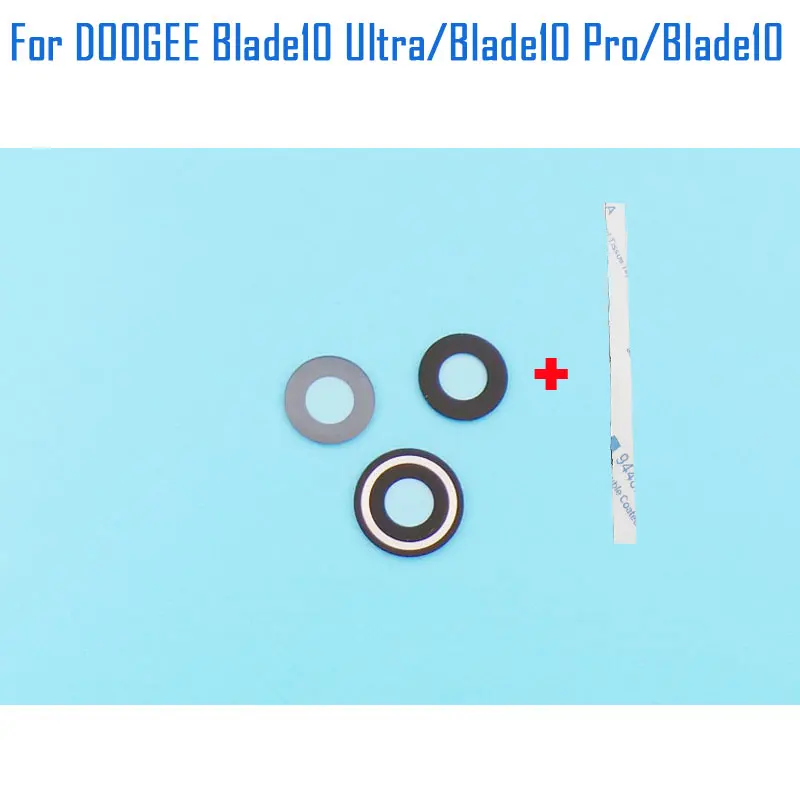 오리지널 DOOGEE Blade10 Pro Blade10 Ultra Blade10 후면 메인 카메라 렌즈 서브 렌즈 장식 부품 포함 DOOGEE Blade 10 폰용