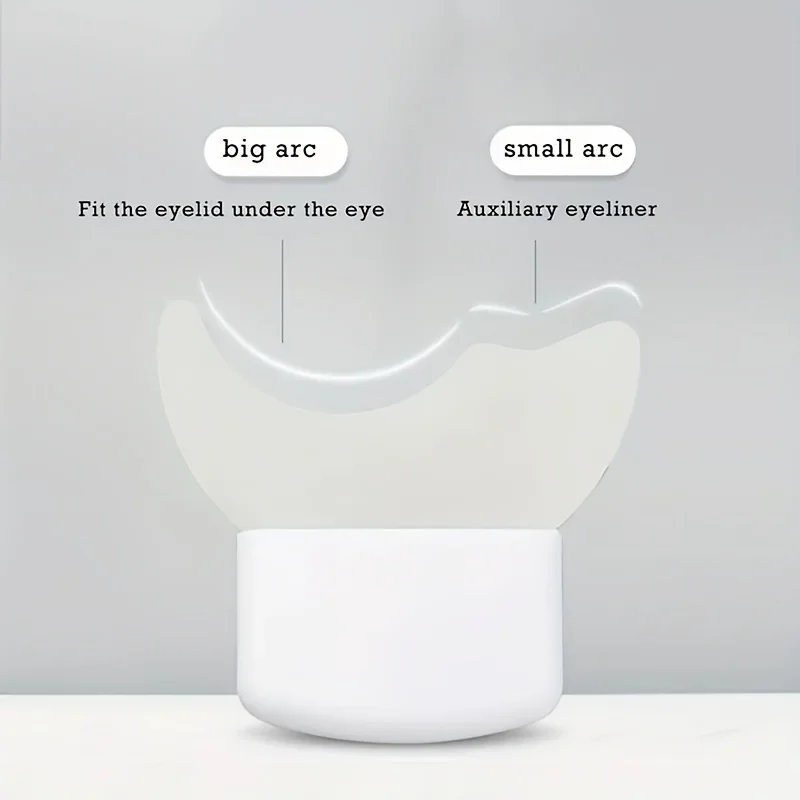 Silicone Multifunctional Eye Makeup Assistant - Easy Mascara Guard, Precise Eyeshadow Applicator, Reusable Eyeliner Pad Template