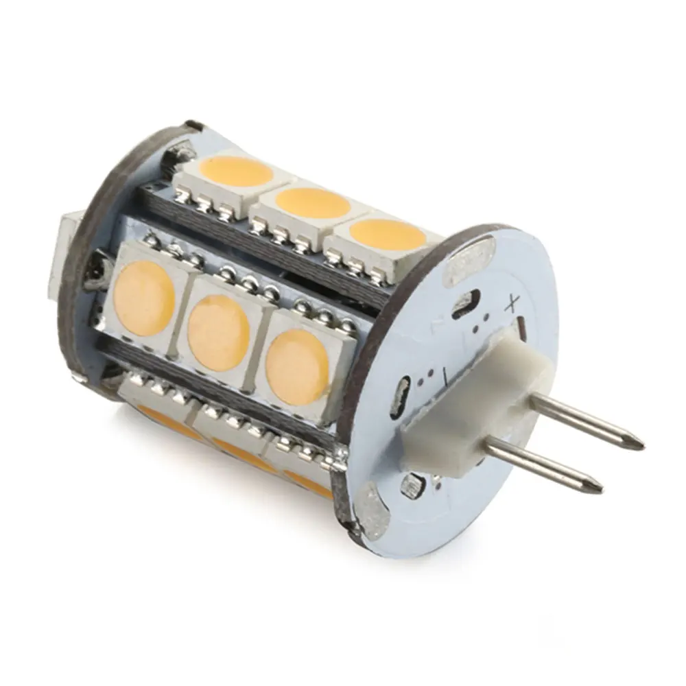 천장 조명용 LED 램프 전구, RV 보트 야외 조경 조명용, AC DC 12V 3W G4, 20W T3 JC 타입 바이 핀 2700K
