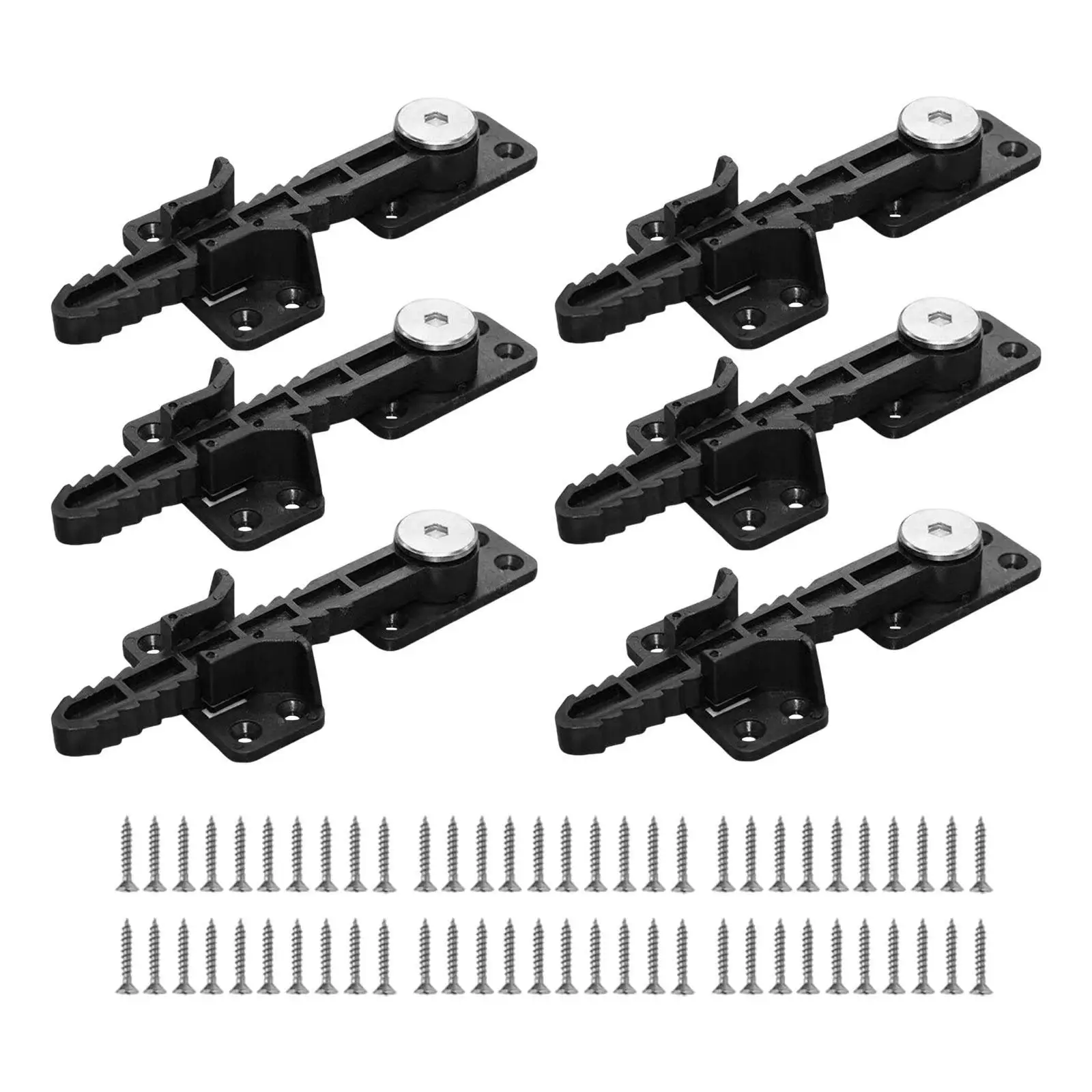 6 Pieces Sectional Couch Connector Sofa Connector Bracket Office with 60 Screw Home Sofa Support Couch Brackets