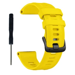 Premium 22mm Official Watch Strap Band - Elegant Wristband Bracelet Correa - 22mm Width (Yellow)