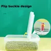 Picnic Snack Meal Storage Container Flip cover Bento Box Food Prep Lunch Box Dinnerware Camping Tableware for Kids School 2