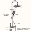 2024 NEW Upgrade Bathroom Shower Set with LED Display Piano Keys Bath Shower Rain Shower Complete Bathroom Accessories Brass 4