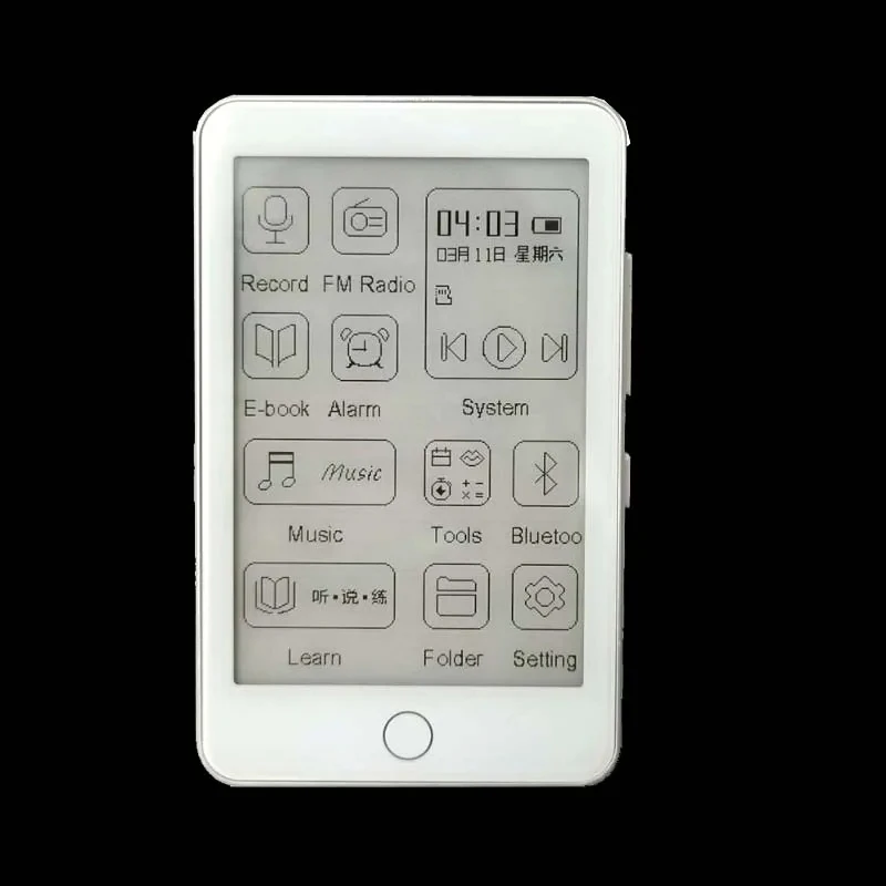 Onxy BMAD 소형 스크린 전자 책 리더, BF01, 3.52 인치 잉크 스크린, 미니 전자 책 MP3 워크맨 MP4 음악, 신제품