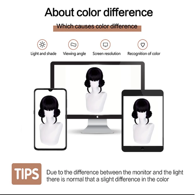 LUPU Movie Kpop Kids Girls Cosplay Wig Mira Rumi Zoey Demon Hunters Purple Black Red Long Hair Halloween Cosplay Props