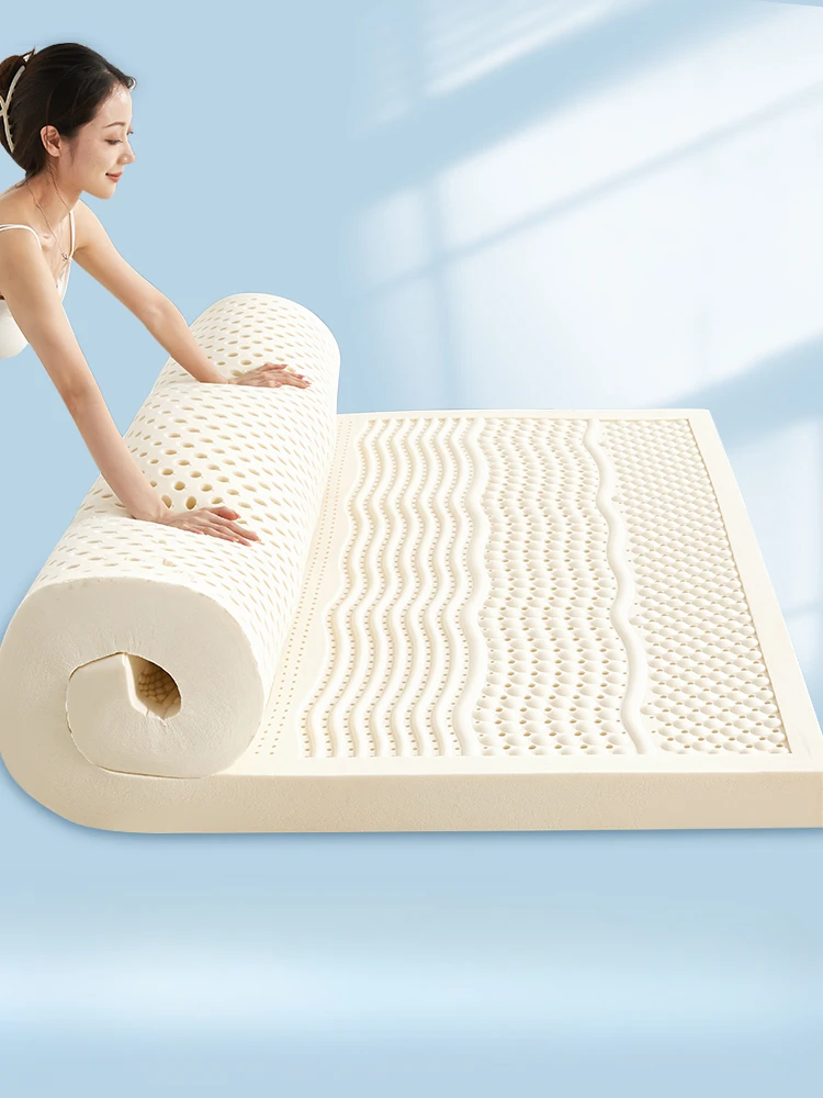 럭셔리 라텍스 매트리스 부드러운 침실 다다미 침대 토퍼 매트리스, 퀸 사이즈, 두꺼운 싱글 편안한 쿠션 룸 가구 