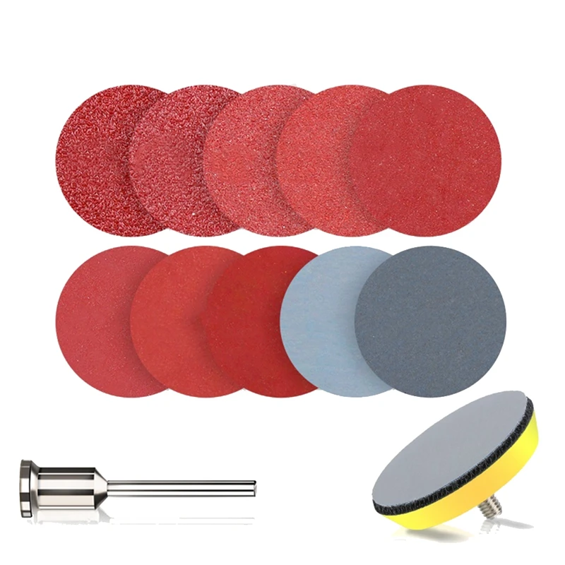

Sandpaper Disc Kit 102Pcs Polishing Wheel With Abrasive Polish Pad Plate For Sander Tool Sanding Paper