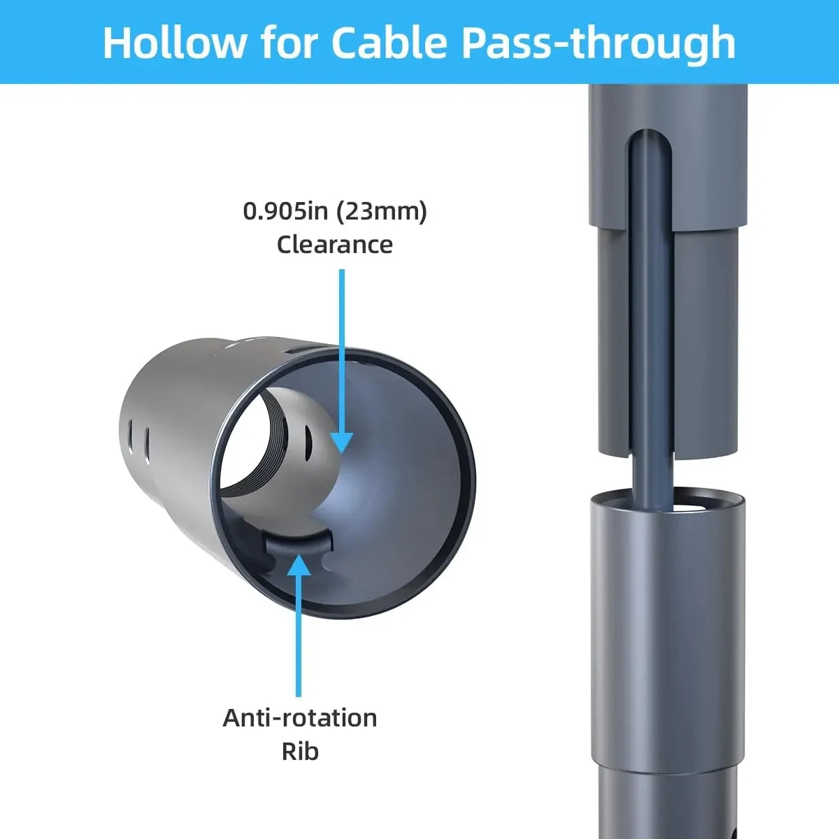 Adaptateur De Tuyau Starlink, Support De Poteau Starlink, Disponible Pour Adaptateur De Tuyau Starlink V2, Mâts TV Et Mâts Satellite Installés, Convient Pour Les Tuyaux De Diamètre Inférieur à 5,1 Cm