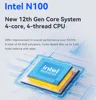 Home NAS Mini PC with Inter N100/AMD R7 5825U Support WIN10 Linux Pfense with 2xUSB2.0 2xUSB3.0 1xHDMI2.0 1xTYPE-C 1xTF Computer 2