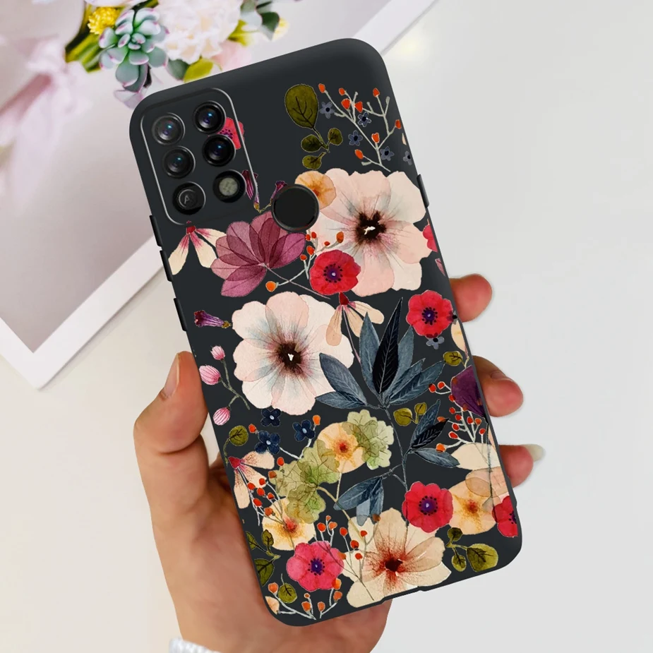 Colorful Matte Silicone Phone Case with Bumper Protection - 6.8'' Back Cover