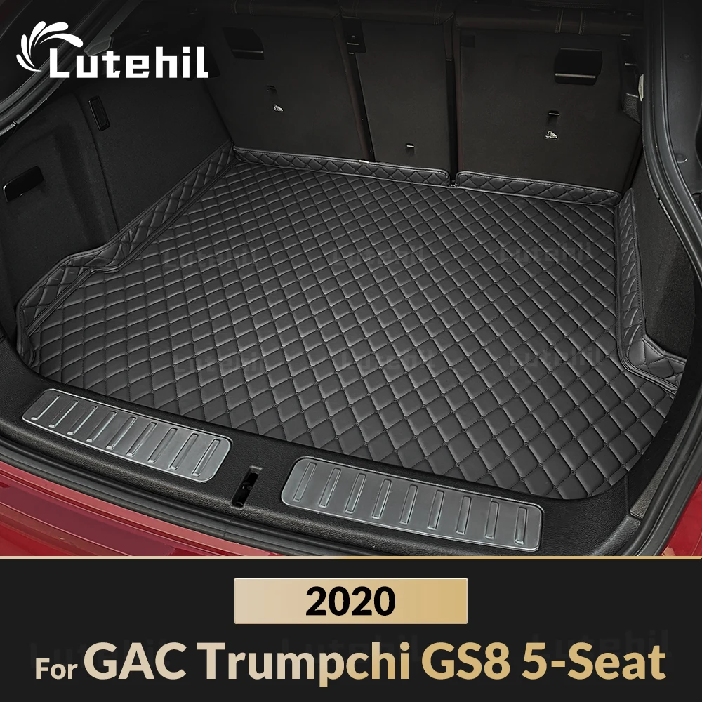 

Lutehil Car Trunk Mat For GAC Trumpchi GS8 5-Seat 2020 Custom Car Accessories Auto Interior Decoration