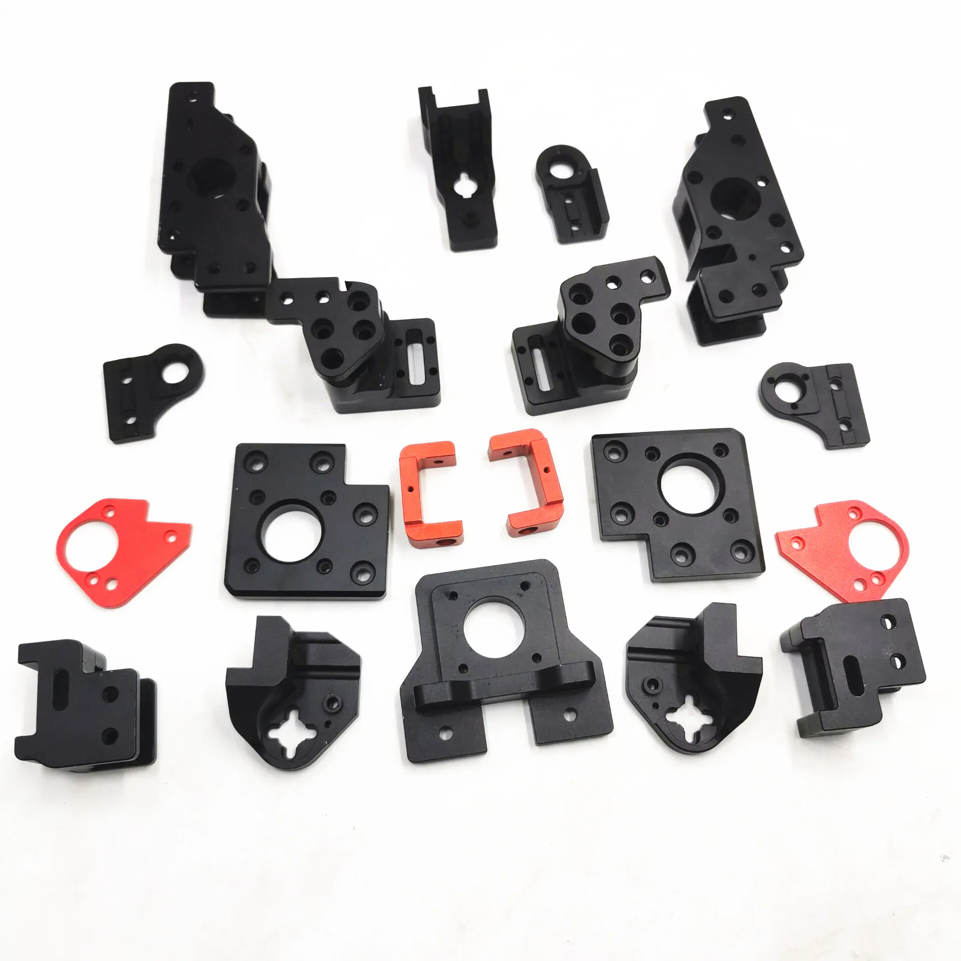 Voron Trident Impressora 3d Liga de Alumínio Funcional Impresso Peças Kit Alumínio Cnc Machinedtrident Quadro Peças Kit 1conjunto